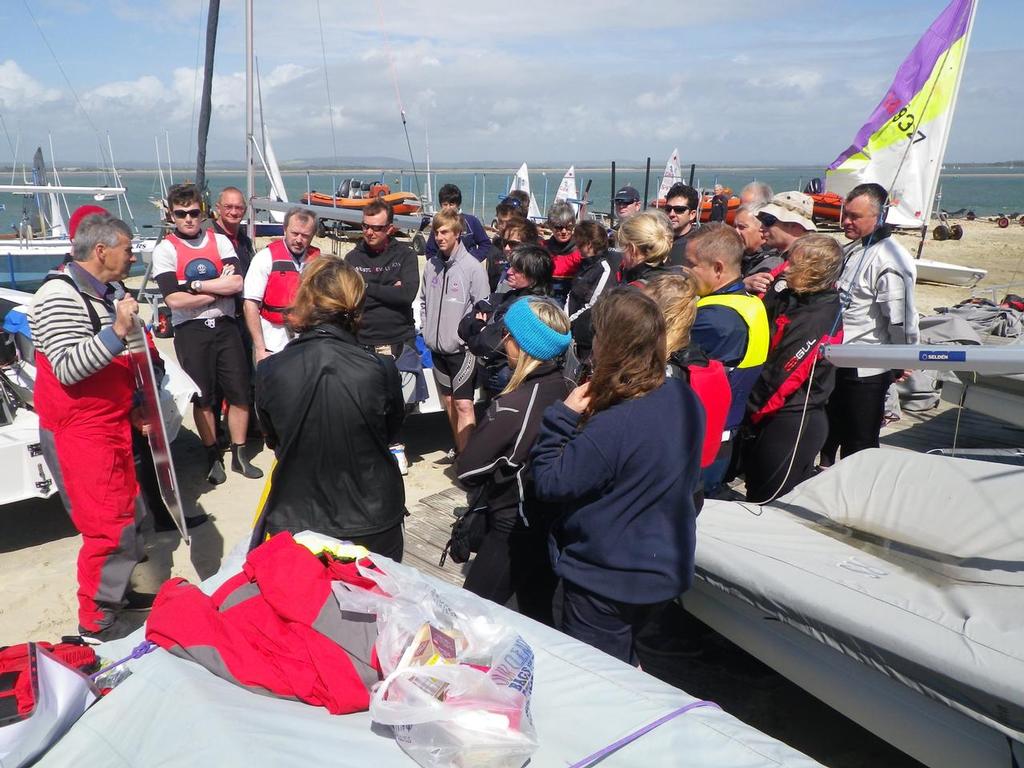 HISC Get Racing Club pre-event briefing © Melvyn Cooper